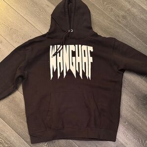 Black Graphic Hoodie WANGHAF